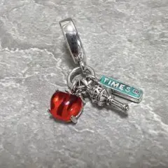 【Pandora】ニューヨーク チャーム シルバー レッド