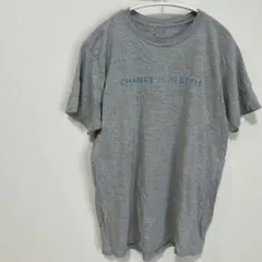 NAUTICA【M】ノーティカ　バックプリントあり　半袖Tシャツ　グレー