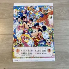 第一生命　2026 ミッキー ミニー 壁掛けカレンダー 6枚物