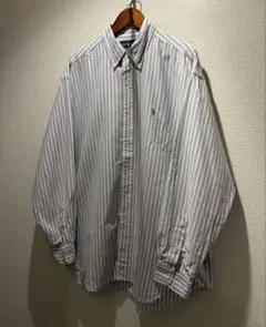 Polo by Ralph Lauren BLAKE ストライプシャツ XL