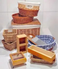 蓋付きバスケット