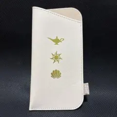 Zoff Disney PRINCESS メガネケース ホワイト ベビーピンク
