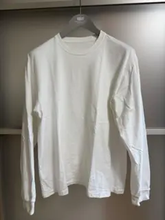 JapanMade屋　ホワイト　長袖カットソー　Lサイズ