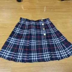 BURBERRYS プリーツスカート 金ボタン　サイズ9