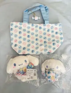 【未使用】シナモロール ペコちゃん チュッパチャプス マスコット バッグ 計3点