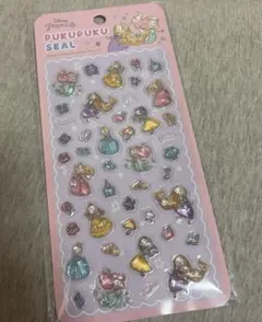 ぷくぷくシール　ディズニープリンセス