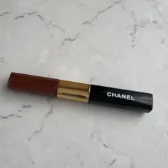 CHANEL ルルージュデュオウルトラトゥニュ196レッドブラウン