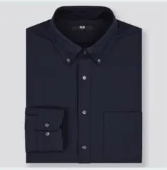 ファインクロスUNIQLO ボタンダウンカラー長袖シャツ M 2着