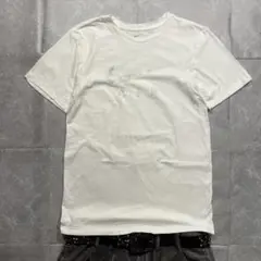 Y2K 00s NIKE 短丈スウオッシュメタリックロゴTシャツストリート　S