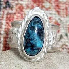 クラウドマウンテンターコイズ シルバー925 リング