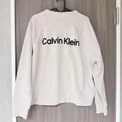 新品 Calvin Klein スウェット トレーナー L ロゴ