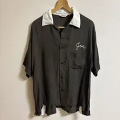90s Pearl Diver刺繍入り ボウリングシャツ サイズLのサムネイル