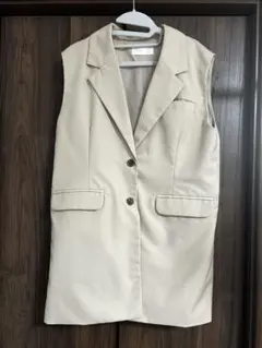 AZUL by moussyベージュ ベスト