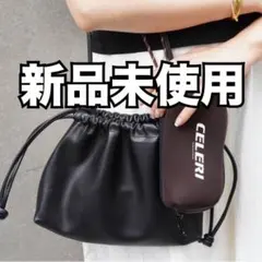 新品★ドゥーズィエムクラス　完売セルリ　バッグ　ブラック CELERI/セルリ】 BIG POUCH（クラッチバッグ）｜Deuxieme Classe
