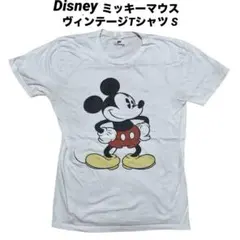Disney ディズニー 旧ミッキーマウスキャラプリントヴィンテージTシャツ