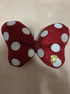 ディズニーミニーヘアゴムドットリボン