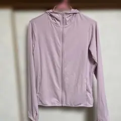 エアリズムUVカットメッシュパーカ（長袖） サイズM ピンク