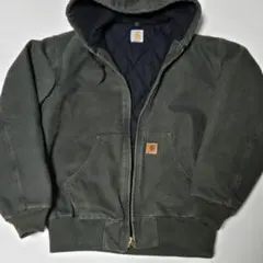 【良フェード】Carhartt アクティブジャケット Mサイズ モスグリーン