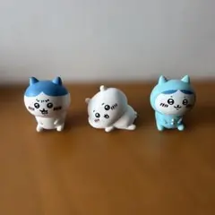 【美品】ちいかわ　ハチワレ　ミニフィギュア　3体セット