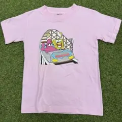 US古着 スポンジボブ キッズ Tシャツ ピンクのサムネイル