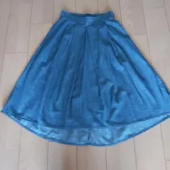 デニム　スカート　フレアスカート