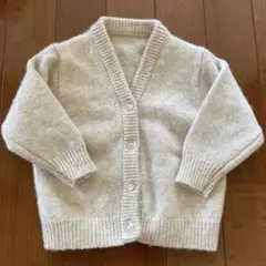 コムサデモード　ニットカーディガン ベージュ80cm