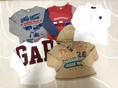 まとめ売り5点　GAP 長袖Tシャツセット サイズ100
