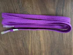 紫色の編み込み帯締め
