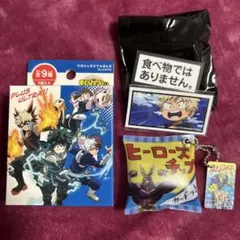 USJ ヒロアカ コレクタブル キーチェーン ヒーローズチップ 爆豪 緑谷