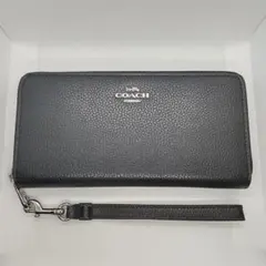 COACH コーチ 長財布 レキシントン サフィアーノ レザー ブラック