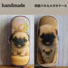 ハンドメイド　わんちゃんパネル　メガネケース❣️