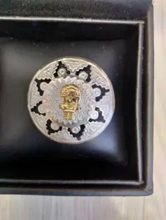 希少ヴィンテージ ペルー925 スターリング　18Kゴールドブローチ ペンダント