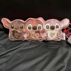 スティッチ ぬいぐるみキーチェーン 3連 CHOCOLATE STYLE