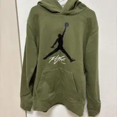 Jordan フード付きパーカー 128-132cm オリーブグリーン