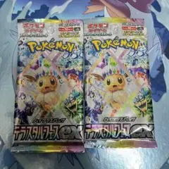 ポケモンカード テラスフェスex 2パック 未開封