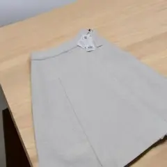 タグ付未使用 index ツイード Aラインスカート M アイボリー セレモニー