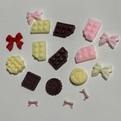 バレンタイン　ネイルパーツ　17点