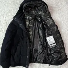 美品✨ナノユニバース 西川ダウン リモンタ 迷彩 別注 フランスダウン 2重構造