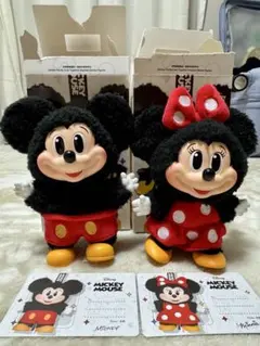 POPMARTミッキー・ミニー ぬいぐるみセット