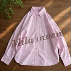 Mila owen 2026SS 2WAYカシュクールーオーバーサイズシャツ