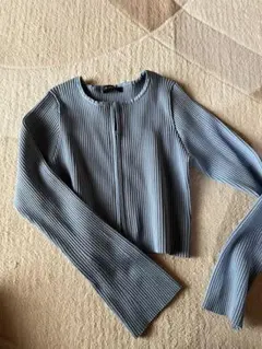 w closet リブ編み カーディガン 長袖