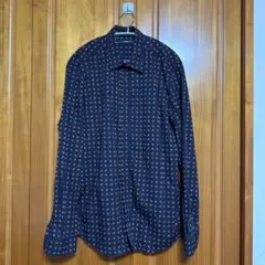 DIESEL 長袖シャツ 総柄 コットン L