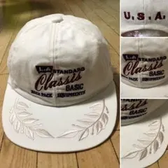 USA LA Standard クラッシス 刺繍 アポロキャップ 白 アメカジのサムネイル
