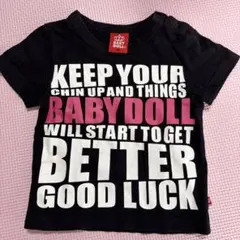 BABYDOLL Tシャツ 黒 80サイズのサムネイル