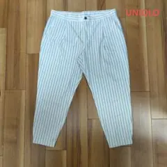 UNIQLO ストライプ　ジョガーパンツ 3XL