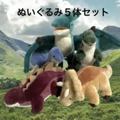 SKB札幌 カッパ＆キタキツネ 着ぐるみ 恐竜 変身ぬいぐるみ 中古 2こ