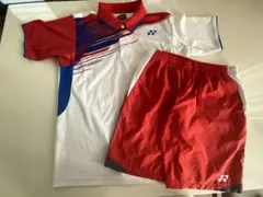 ヨネックス　テニスウェア　ポロシャツとショートパンツセット