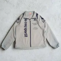 90s ルコックスポルティフ トラックジャケット ビッグロゴ 刺繍 Y2K 古着