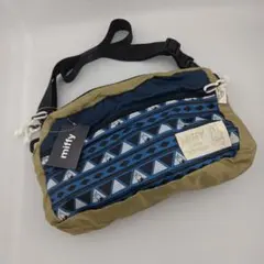 miffy ミッフィー　ショルダーバッグ　サコッシュ　 幾何学模様