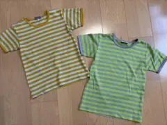 marimekko ボーダー　 Tシャツ 104〜110 ２枚セット